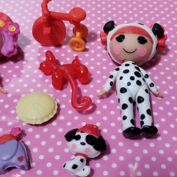 Rare Complete Mini Lalaloopsy Silly Fun House Peanut Ember Dolls Playset - Picture 5 of 6